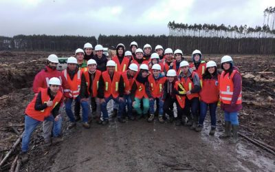 Noticia, Salida a Terreno de estudiantes de la especialidad Técnico Forestal a la Hacienda Ñuble Rupanco