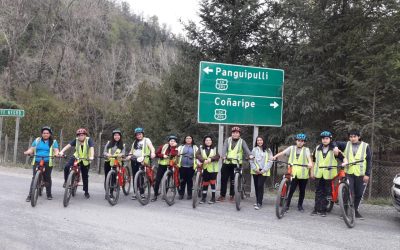 Entrenamientos y paseos en bicicleta para los alumnos