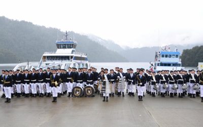 Banda Escolar se presenta en Puerto Fuy