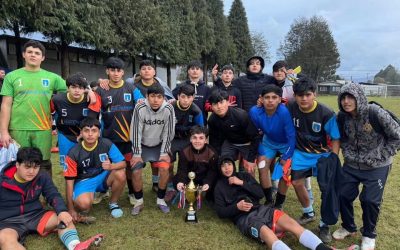 Liceo People Help People de Pullinque obtuvo segundo lugar en el 1er Hexagonal de Fútbol TP