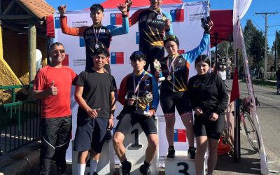 Team de Ciclismo del Liceo People Help People de Pullinque destacó en la Copa Los Ríos